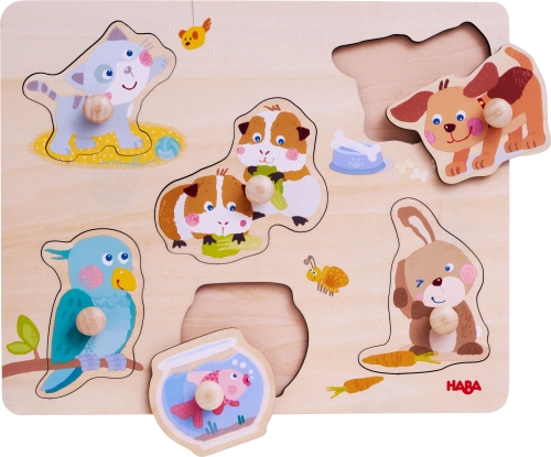 Haba inlay puzzle pets